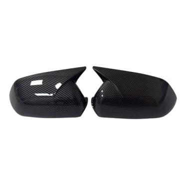 Imagem de Capas de asa para Vw para Polo 2005 2006 2007 2008 2009 Capa de espelho lateral retrovisor de carro tampa de asa exterior da carcaça da carcaça aparar abs capa traseira externa (preto brilhante)