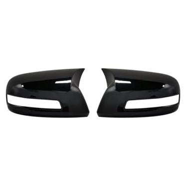 Imagem de Capas de asa para Civic 2012 2013 2014 2015 capa de espelho lateral retrovisor de carro tampa de asa exterior da carcaça da porta guarnição externa traseira capa traseira (com carbono leve)