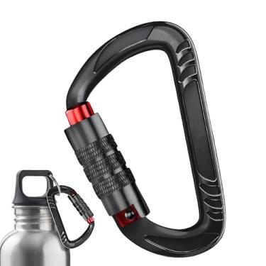 Imagem de Mosquetão - Equipamento De Exterior Com Alta Capacidade De Carga De 12 kN - Acessório Para Alpinismo E Escalada,Acampamento Cães Trekking Redes Coleiras Mosquetão