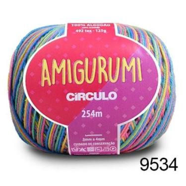 Imagem de LINHA AMIGURUMI 125 G COR 9534 UNICÓRNIO - Fio de Crochê 100% Algodão 