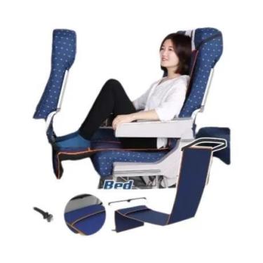 Imagem de Suporte Para Pés De Viagem Para Adultos, Rede De Descanso Para Avião, 