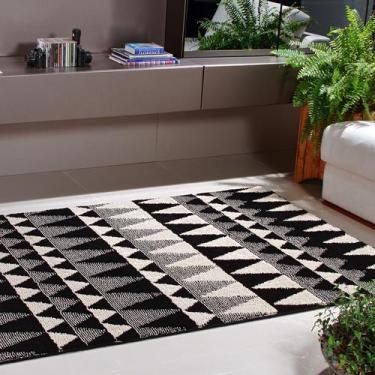 Imagem de Tapete art 2,00 x 2,50 pelo curto macio moderno comercio 100% antiderr