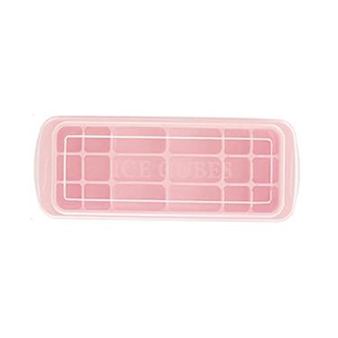 Imagem de Forma de Cubos Gelo Silicone com Tampa Fácil Soltar Livre BPA para Suco Alimento Infantil Chocolate Queijo Sushi Baking