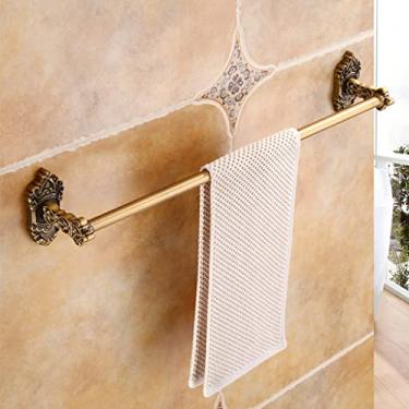 Imagem de Toalheiro de mão, suporte de toalha de banheiro, haste única hotel/casa de banho armazenamento toalheiro, banheiro estendido antigo hotel/casa de banho armazenamento toalheiro varão, barra de banheiro