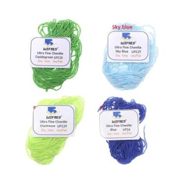 Imagem de Fio De Chenille Ultrafino 4m Para Atado De Moscas Woolly Bugger, Flexo