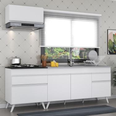 Imagem de Armário De Cozinha Compacta Veneza Multimóveis Branco