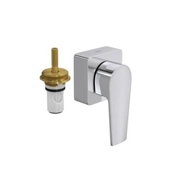 Imagem de Acabamento Para Registro De Pressão Com Mecanismo Meia Volta Level Cromado 1"