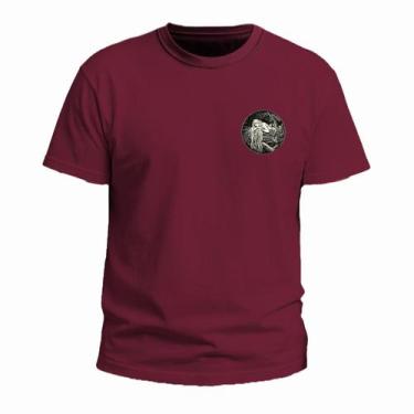 Imagem de Camiseta T-Shirt Clássica Sereia em Algodão Venus, Vermelho, GG