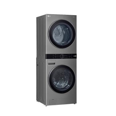 Imagem de Lava e Seca Smart LG WashTower WK17VS6A 17 Kg Aço Escovado com Inteligência Artificial AIDD - 220V