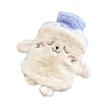 Imagem de Bolsa Térmica De Pelúcia Kawaii Para Mulheres, Aquecedor De Mãos, Pés 