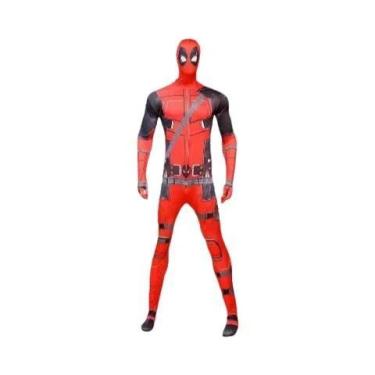 Imagem de Fantasia Deadpool Para Adultos E Crianças 2025, Macacão De Super-Herói
