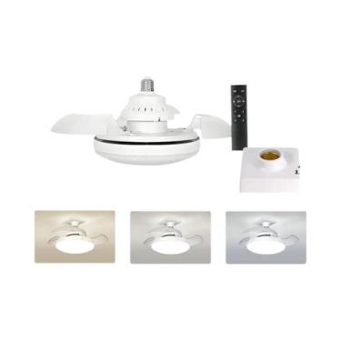 Imagem de Luminária De Teto LED 30W E27 Regulável Com Controle Remoto Para Sala 