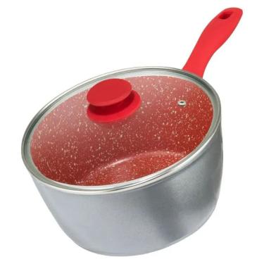Imagem de Panela Avulsa Philco Aluminio 3L Redstone Tampa de Vidro