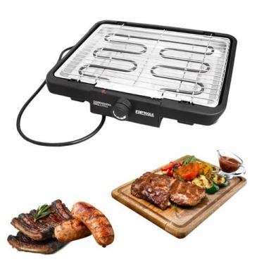 Imagem de Churrasqueira Elétrica 127v Grill 2000w Grelha Removível - STARTOOLS
