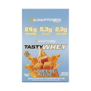 Imagem de Tasty Whey 3W - 12 Sachês 34g Doce de Leite - Adaptogen