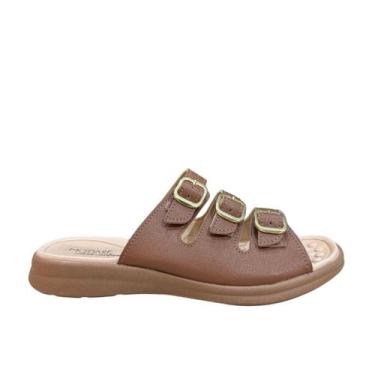 Imagem de Chinelo Modare 7174.122 Feminino Conforto Fivelas Reguláveis, Avela, 3