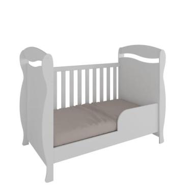 Imagem de Berço Junior e Guarda Roupa Bolinha Moveis Peroba 04 portas 100% MDF B