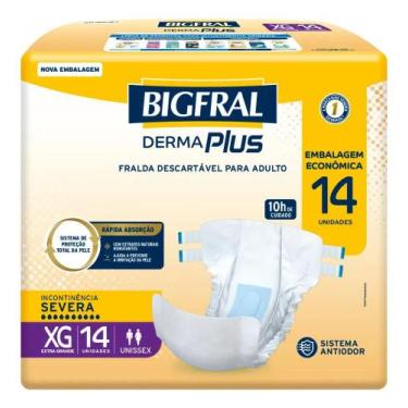 Imagem de Fralda Bigfral Derma Plus Econômica Xg 14 Unidades - Congratulations S