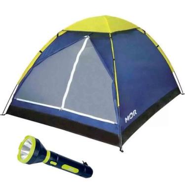 Imagem de Barraca Mor Iglu Camping 3 Pessoas + Lanterna Mor Led 2500 Lumens