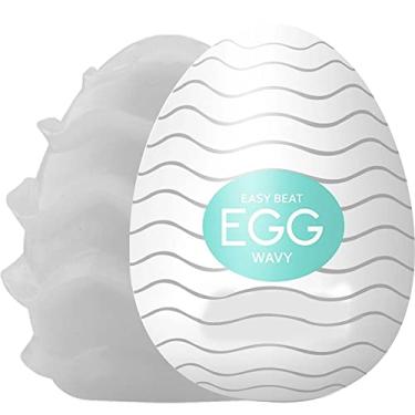 Imagem de Ovo Mastubador Penis Egg Estimulo Punheta WAVY Sexshop Flexivel Sexo