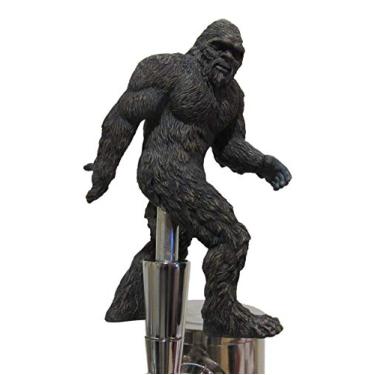 Imagem de Alça de torneira de cerveja personalizada Big Foot barra esportiva Sasquatch Abominable Snowman Monster Yeti Skunk Ape Sci-Fi