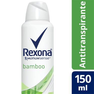 Imagem de Desodorante Antitranspirante Rexona Feminino Aerosol Bamboo & Aloe Vera 150ml