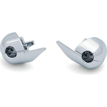 Imagem de Kuryakyn Acessório de iluminação de motocicleta 2842: Adaptadores de seta traseira Kellermann Atto para motocicletas indianas: Challenger e Chieftain, Chrome, 1 par