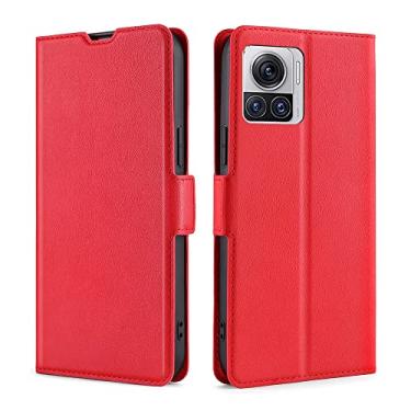 Imagem de For Motorola Edge 30 Ultra/Moto X30 Pro Ultra-thin Voltage Side Buckle Horizontal Flip Leather Phone Case
