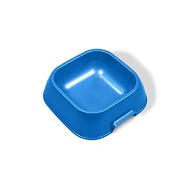 Imagem de Van Ness Tigela de comida e água para animais de estimação, prato de plástico com capacidade de 1,25 l para cães e gatos, base ampla sem ponta evita derramamentos