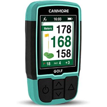 Imagem de CANMORE HG200 Golf GPS – Tela colorida resistente à água (turquesa) com mais de 41.000 dados essenciais do campo de golfe e folha de pontuação - Cursos gratuitos em todo o mundo