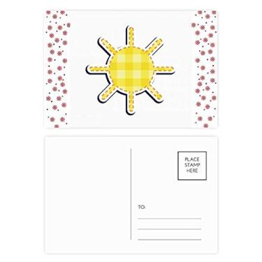 Imagem de Cartão postal Alien Monster Sun Natal Natal Flor Celebração Cartão Bênção Cartão postal