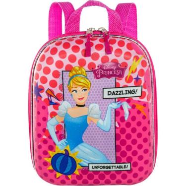 Imagem de Mochila Pequena Maxtoy Princesa Cinderela Rosa