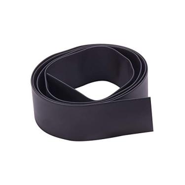 Imagem de Bettomshin Tubo termorretrátil PE conduíte de 2 cm de diâmetro 32,81 pés de comprimento tubo isolado relação de envoltório de tubo 2: 1 manga de cabo elétrico para proteção de isolamento de longa duração preto 1 peça