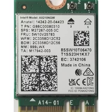 Imagem de Intel AX210.NGWG com vPro, adaptador de rede sem fio Bluetooth 5.2 Wi-Fi 6E