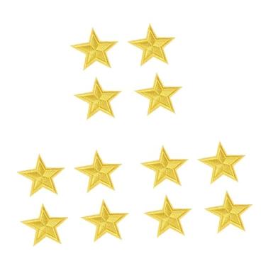 Imagem de Tofficu 30 Peças remendos de estrela para roupas mochilas jaqueta remendos de mini estrelas ferro em remendos minimochila decoração patches de bordado mancha estelar camisa