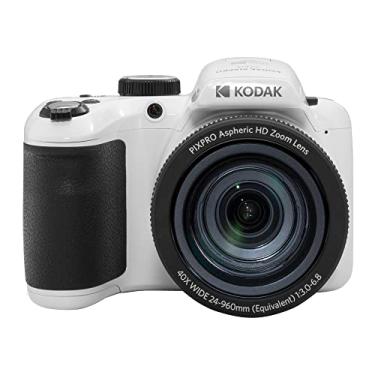 Imagem de KODAK Câmera digital PIXPRO Astro Zoom AZ405-WH 20MP com zoom óptico de 40X 24 mm de largura angular 1080P vídeo Full HD e LCD de 3 polegadas (branca)