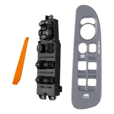Imagem de Master Power Interruptor de janela e bisel 56049805AB para Dodge Ram 2002-2009 1500 2500 3500, 2001-2004 Dodge Dakota, 2001-2003 Dodge Durango, 2005-2009 Dodge Sprinter 2500 0 (cinza)