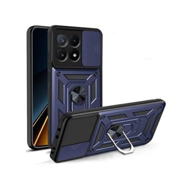 Imagem de Capa Case Capinha Anti Impacto Ring Luxo Xiaomi Redmi Note 13 Pro 5g (AZUL)