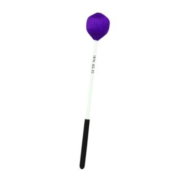 Imagem de Tachiuwa Marimba Mallet Percussão Confortável Fio Duro Cabeça Instrumentos Musicais Tambor Mallet para de Madeira Sinos de Carrilhão Iniciante, Roxo