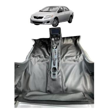 Imagem de Tapete Carpete Vinil Toyota Corolla 2008/2013 cinza escuro - MANOS TAP