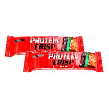 Imagem de Kit 2 Barra de Proteína Protein Crisp Integralmédica Sabor Doce de Coc
