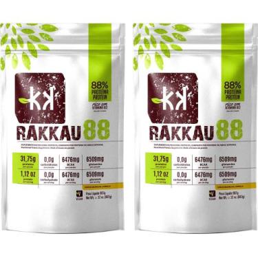 Imagem de Kit 2 Rakkau 88 Baunilha Rakkau 907g - Vegano - Proteína