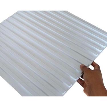 Imagem de Kit C/ 8 Placas 51x51 Revestimento Parede Alto Relevo Painel 3d Ripado