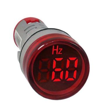 Imagem de Frequencímetro Digital 22mm Vermelho 0-99Hz 400Vca - Sibratec