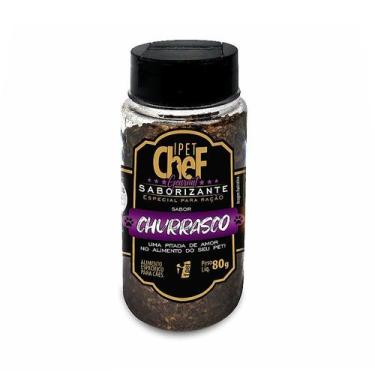 Imagem de Saborizante para Ração Ipet Chef Gourmet Sabor Churrasco - 80g