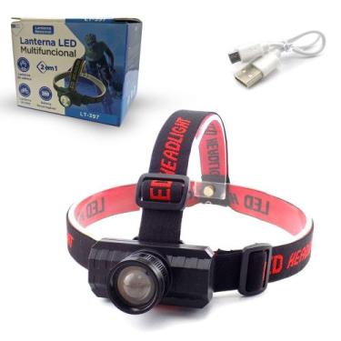 Imagem de Lanterna de Cabeça LED Tática Militar e Bombeiro Ciclismo Profissional