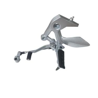 Imagem de Pegciuho Suporte de montagem do pedal do lado esquerdo Apoio para os pés dianteiro principal Pedal de mudança para