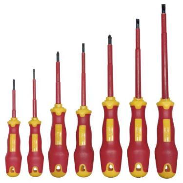 Imagem de Jogo de Chaves Fenda/Philips Isoladas 7 Peças VDE ST09303 - SATA  