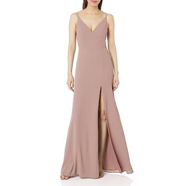 Imagem de Jenny Yoo Vestido feminino Nina, Damasco batido, 44