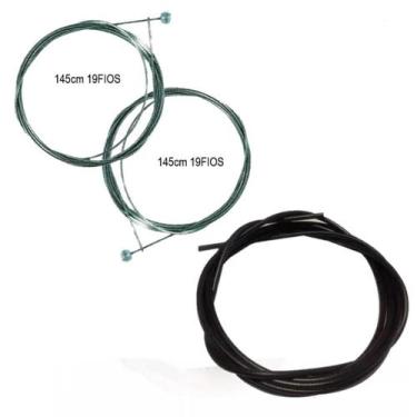 Imagem de Cabo cabeamento de freio e marcha com conduite teflon para bike bicicl
